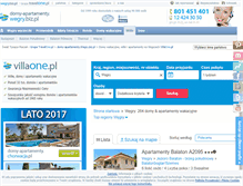 Tablet Screenshot of domy-apartamenty.wegry.biz.pl